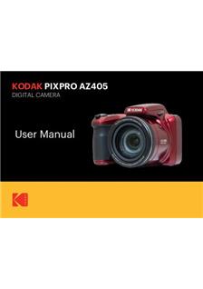 Kodak AZ405 manual. Camera Instructions.