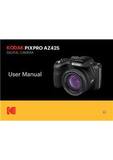 Kodak PixPro AZ 425 manual. Camera Instructions.