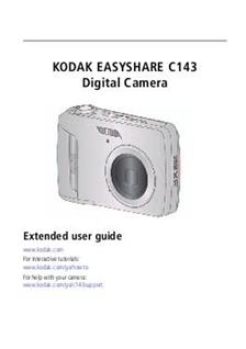 Kodak C 143 manual. Camera Instructions.