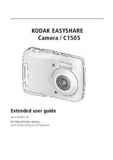 Kodak EasyShare C 1505 manual. Camera Instructions.