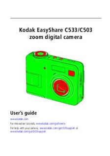 Kodak EasyShare C 533 manual. Camera Instructions.