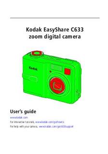 Kodak EasyShare C 633 manual. Camera Instructions.