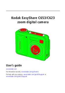 Kodak C 623 manual. Camera Instructions.