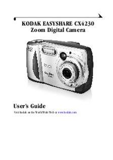 Kodak CX 4230 manual. Camera Instructions.