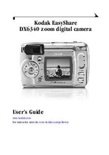 Kodak DX 6340 manual. Camera Instructions.