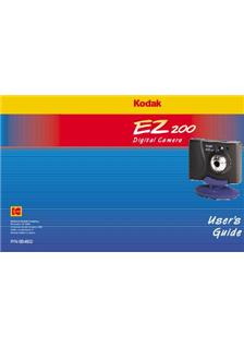 Kodak EZ 200 manual. Camera Instructions.