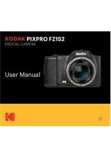 Kodak PixPro FZ152 manual. Camera Instructions.