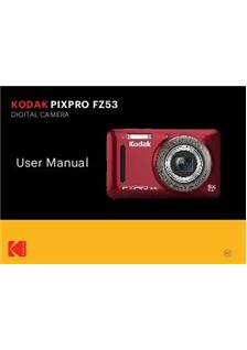 Kodak PixPro FZ53 manual. Camera Instructions.