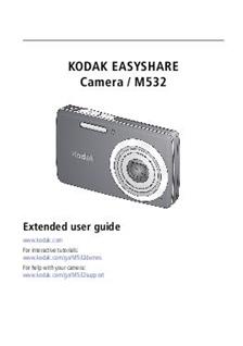 Kodak EasyShare M 532 manual. Camera Instructions.