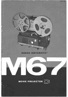 Kodak Instamatic M 67 manual. Camera Instructions.