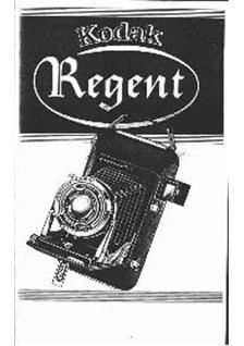 Kodak Regent manual. Camera Instructions.