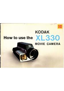 Kodak XL 330 manual. Camera Instructions.