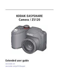 Kodak Easyshare Z 5120 manual. Camera Instructions.