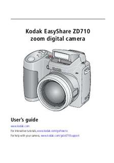 Kodak EasyShare ZD 710 manual. Camera Instructions.