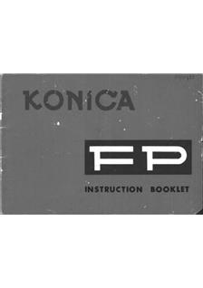 Konica FP manual. Camera Instructions.