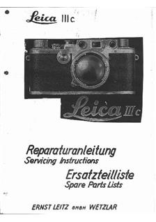 Leica 2 c manual. Camera Instructions.