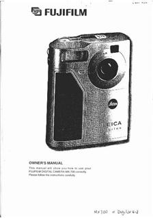 Leica Digilux manual. Camera Instructions.