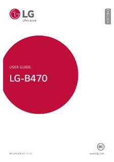 LG B470 manual. Camera Instructions.