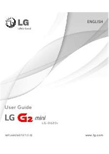 LG G2 Mini manual. Camera Instructions.