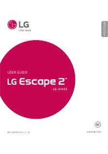 LG Escape 2 manual. Camera Instructions.