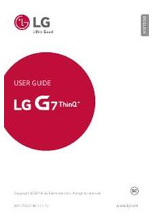 LG G7 ThinQ manual. Camera Instructions.