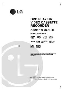 LG DVC 8700 manual. Camera Instructions.