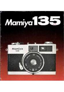 Mamiya 135 EE manual. Camera Instructions.