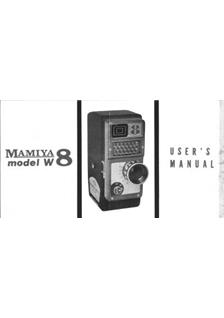 Mamiya 8 W manual. Camera Instructions.