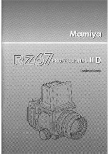 Mamiya RZ 67 Pro II D manual. Camera Instructions.