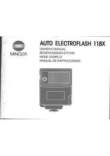 Minolta 118 X manual. Camera Instructions.