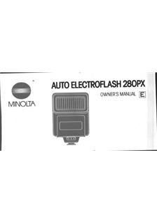 Minolta 280 PX manual. Camera Instructions.