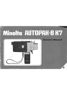 Minolta Autopak 8 K 3 manual. Camera Instructions.