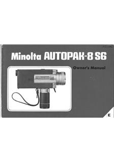 Minolta Autopak 8 S 6 manual. Camera Instructions.