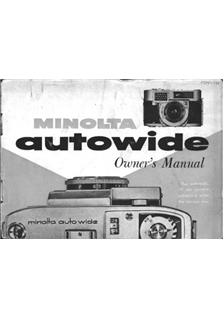 Minolta Autowide manual. Camera Instructions.