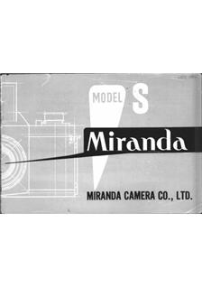 Miranda S manual. Camera Instructions.