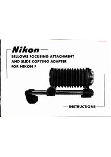 Nikon MF manual. Camera Instructions.