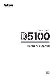 Nikon D5100 manual. Camera Instructions.