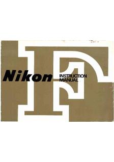 Nikon F manual. Camera Instructions.