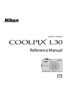 Nikon Coolpix L30 manual. Camera Instructions.