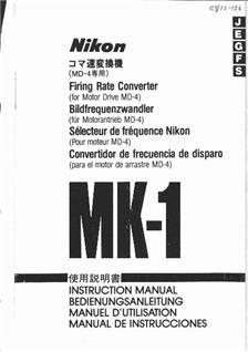 Nikon MK 1 Printed Manual