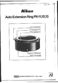 Nikon MF manual. Camera Instructions.