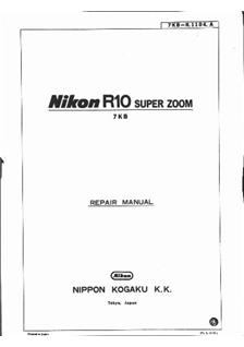 Nikon R 8 manual. Camera Instructions.