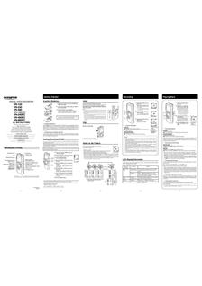 Olympus VN 960 PC manual. Camera Instructions.