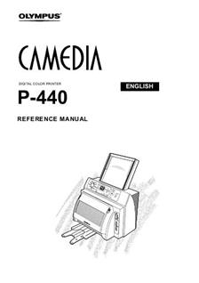 Olympus P 440 manual. Camera Instructions.