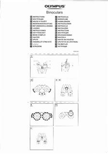 Olympus binoculars manual. Camera Instructions.