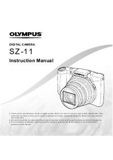 Olympus SZ 11 manual. Camera Instructions.