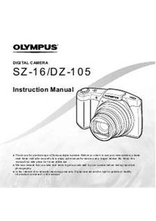 Olympus SZ 16 manual. Camera Instructions.