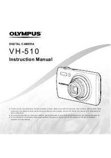 Olympus VH 510 manual. Camera Instructions.