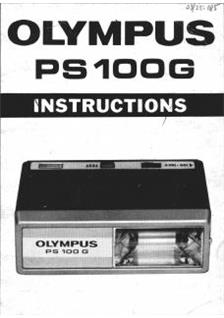 Olympus PS 100 G manual. Camera Instructions.