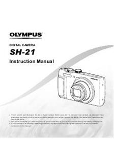 Olympus SH 21 manual. Camera Instructions.